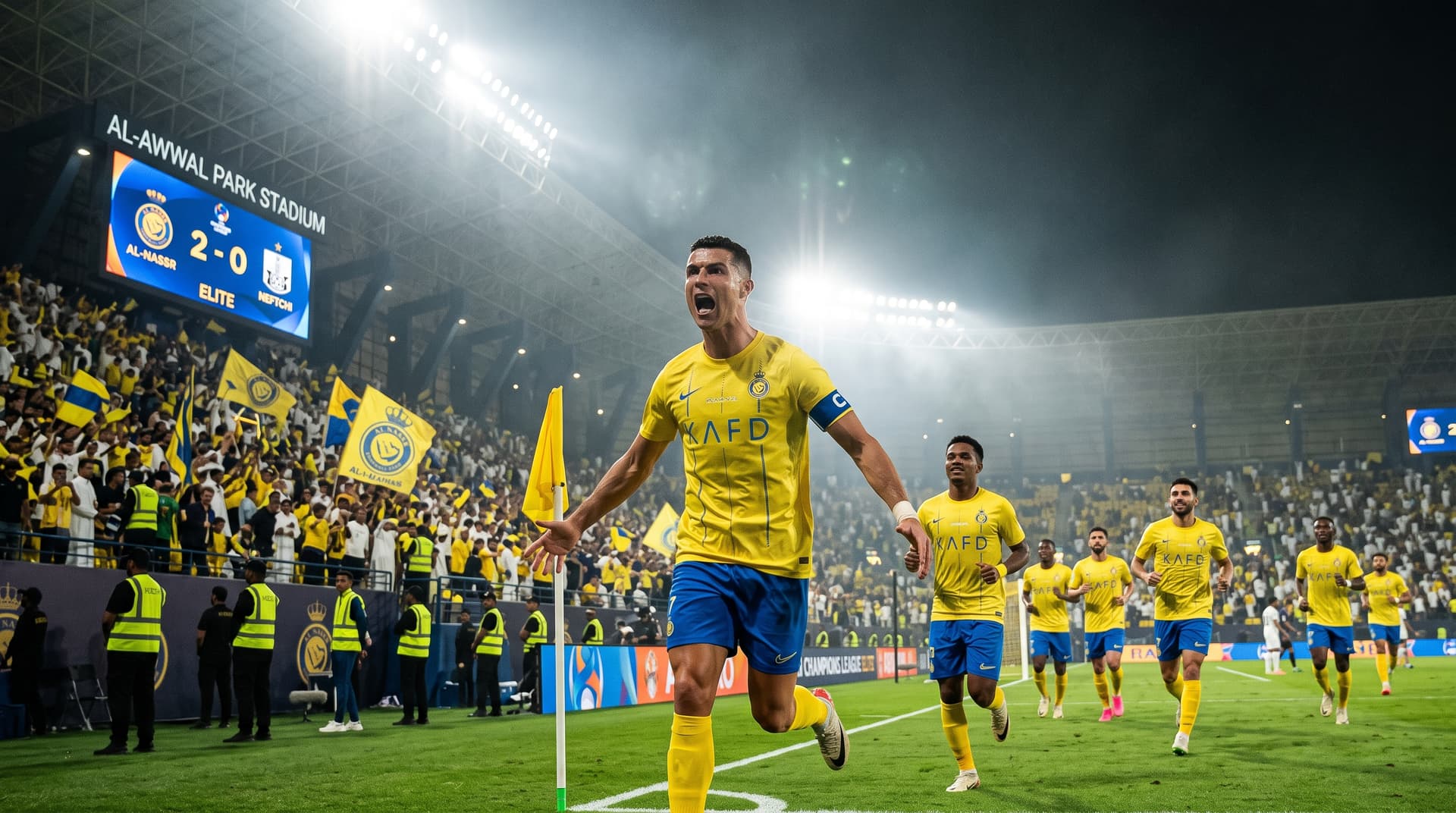 Cristiano Ronaldo Scores as Al-Nassr Overcome Security Delay to Win 3-1