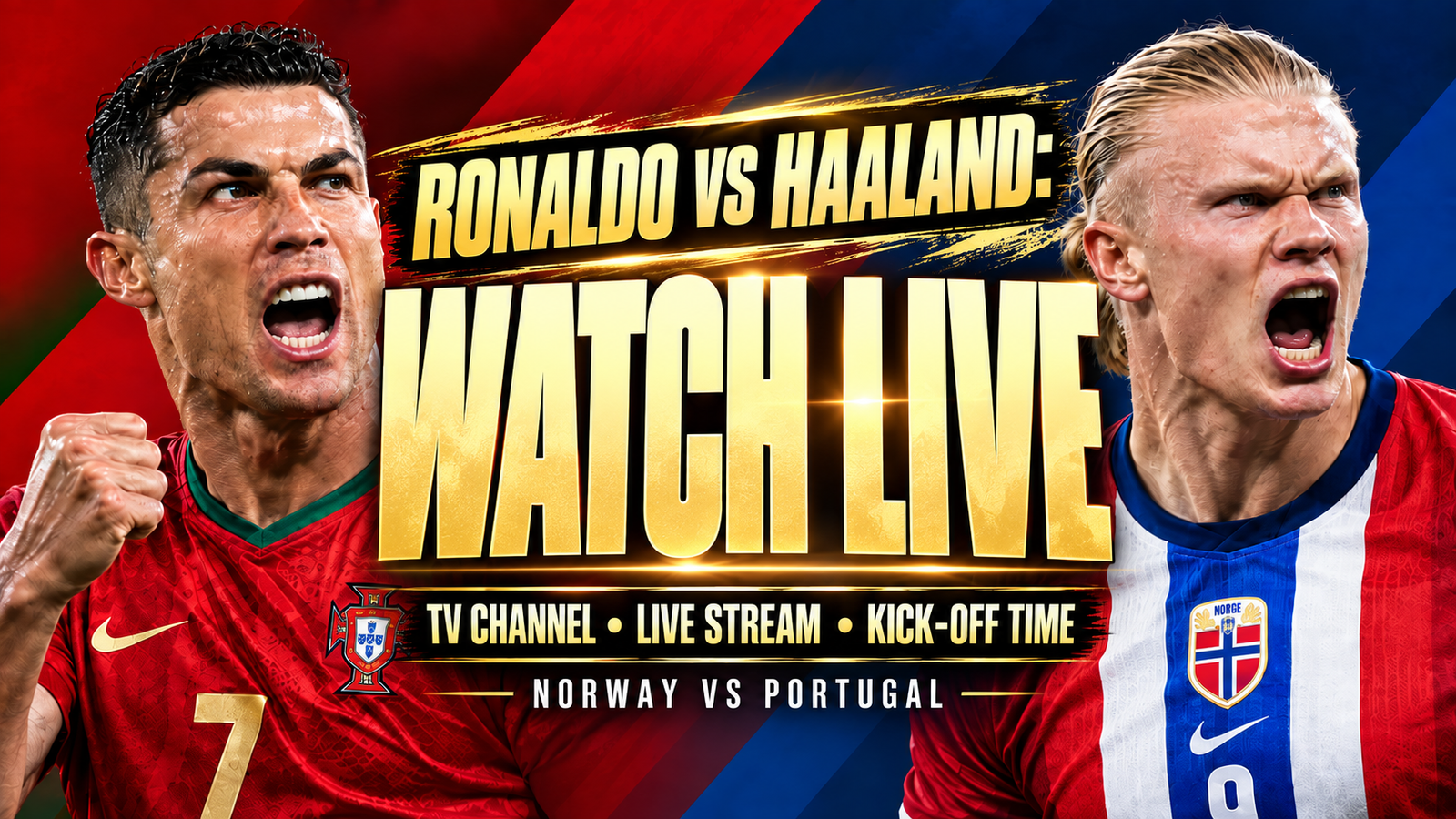 Norway vs Portugal: TV Channel, Live Stream and Kick-Off Time as Ronaldo Faces Haaland