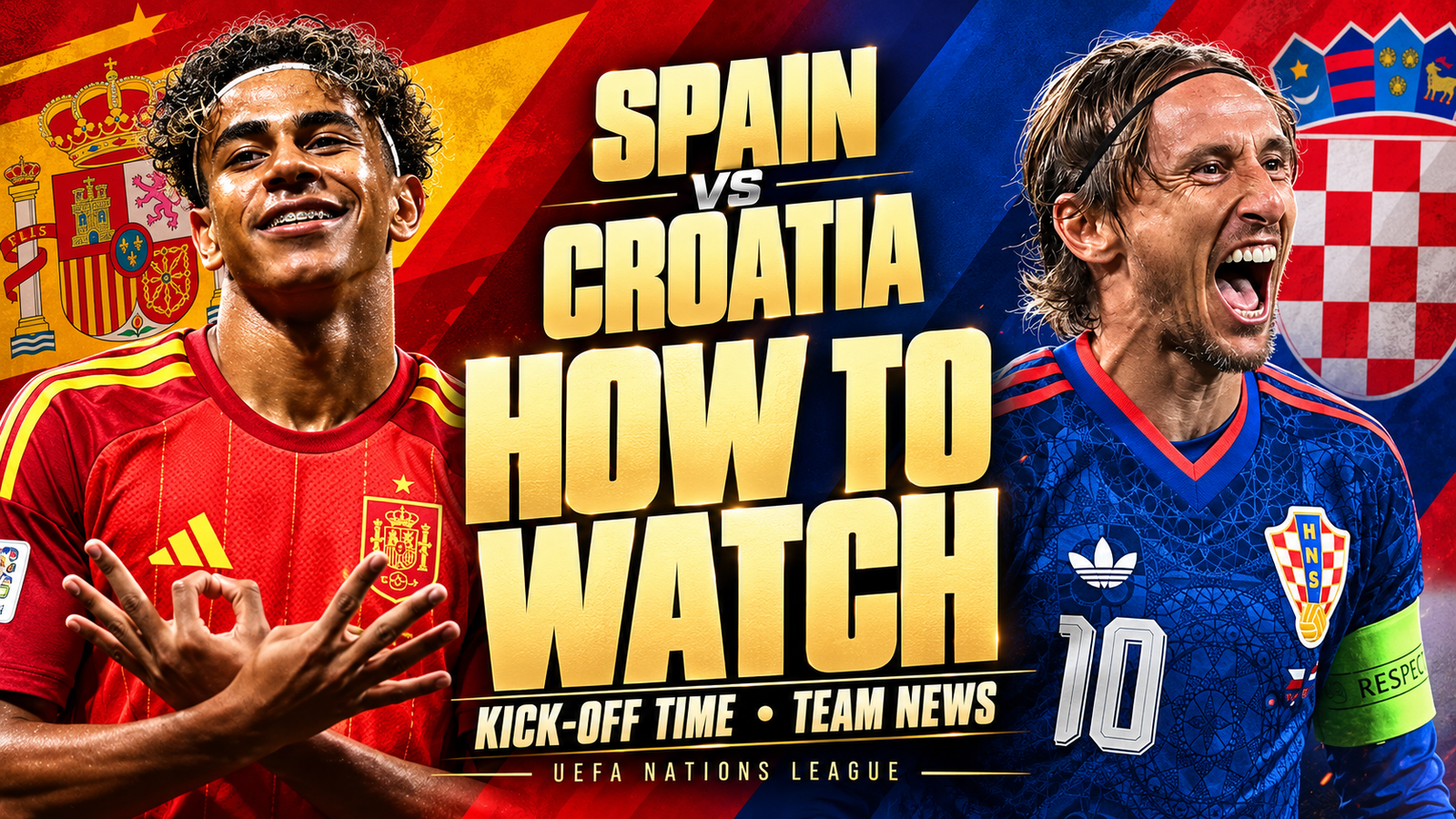 Spain vs Croatia: Kick-Off Time, Team News and How to Watch